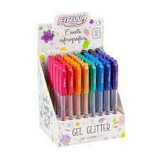 Caneta Esferografica 1,0mm Gel Glitter Sortido-brw
