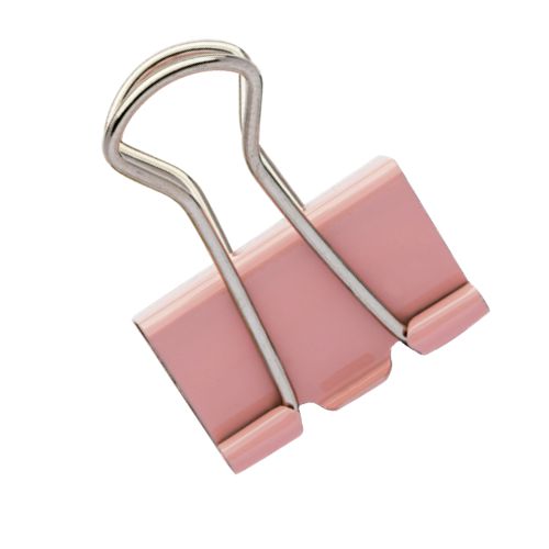 Binder Clips 25mm C/7 Color Plus Rose - Molin
