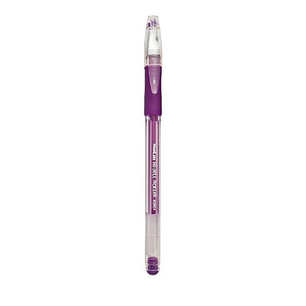 Caneta Gel 0,7mm Grip Neon Violeta - Molin