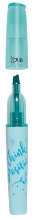 Marcador Love Pastel Think Positive Azul - Molin
