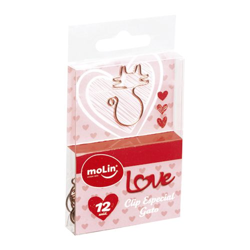 Clip Especial C/12 Love Gato - Molin