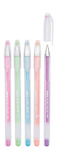 Caneta Gel Blister C/5 Pastel Sortido - Molin