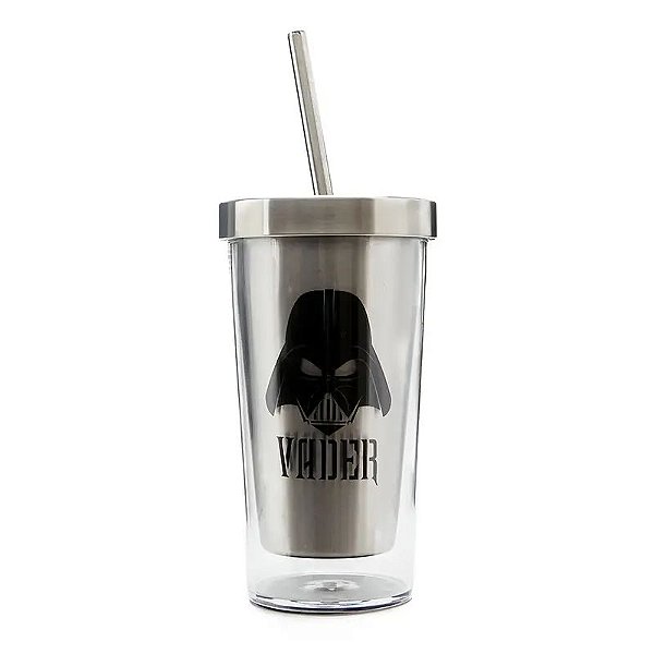 Copo 450ml C/canudo Eco Star Wars - Zona