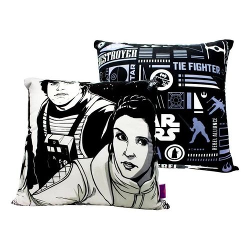 Almofada 40x40cm Fibra Veludo Rebels Star War-zona