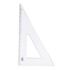 Esquadro 60 Graus 26cm New Line Cristal - Waleu