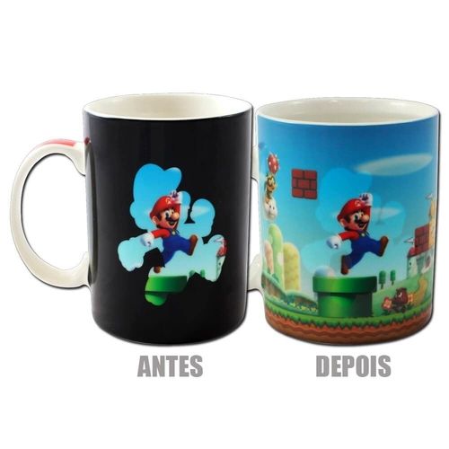Caneca 300ml Magic Super Mario Cenario - Zona