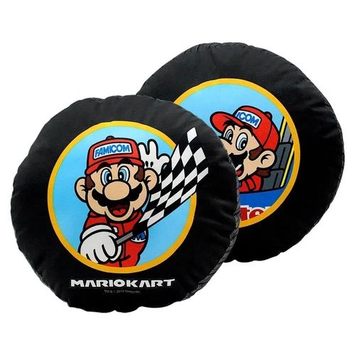 Almofada Formato Fibra Pneu Mario Kart - Zona