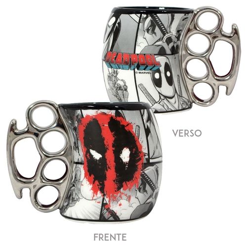 Caneca 350ml Soco Ingles Deadpool - Zona