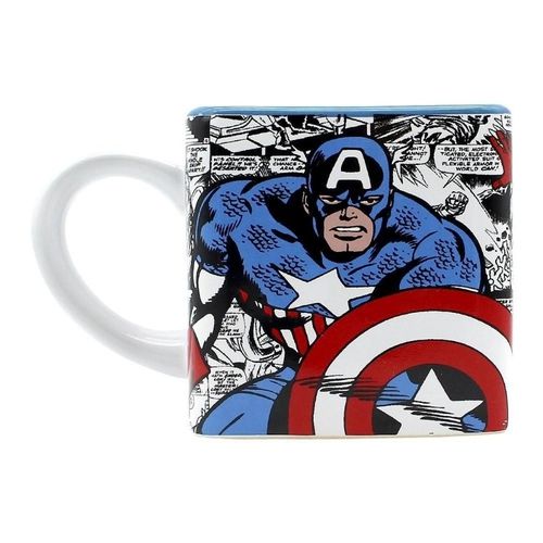 Caneca 300ml Cubo Capitao America - Zona