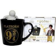 Caneca 350ml C/infusor Cha Hogwarts  - Zona