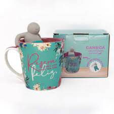 Caneca 350ml C/infusor Cha Reserve Um Tempo - Zona