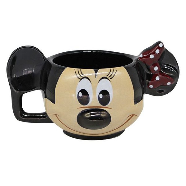 Caneca 300ml Formato 3d Minnie Vintage - Zona