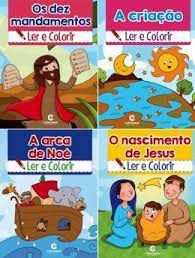 Historias Biblicas Para Ler E Colorir - Culturama