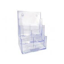 Organizador Triplo Vertical Cristal - Waleu
