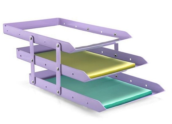 Caixa Correspondencia Tripla Movel Pastel Ll-waleu