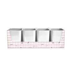 Kit Pequenos Astros C/4 Porta Objetos Branco-dello