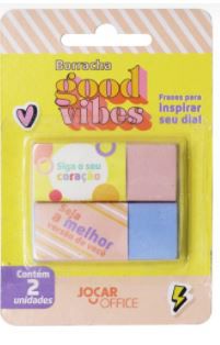 Kit C/2 Borracha Ro/az Good Vibes - Leo E Leo