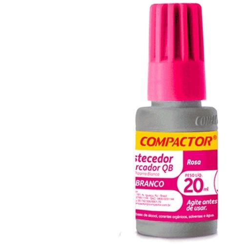 Reabastecedor P/marcador Qb 20ml Rosa - Compactor