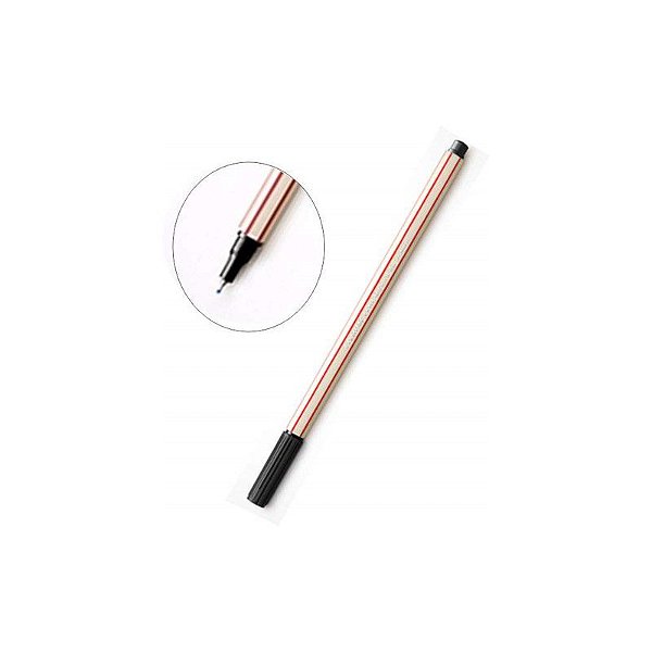 Caneta Hidrografica 04 Microline Preta - Compactor