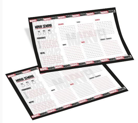 Refil Caderno 12f Anotacoes Marvel - Dac