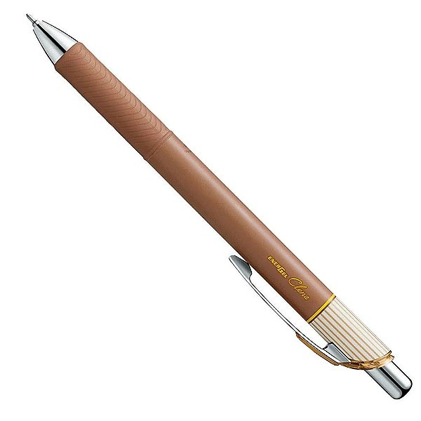 Caneta Esf Ret 0,5mm Energel Clena Marrom - Pentel