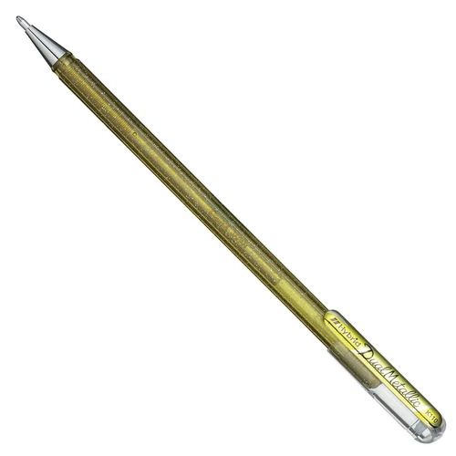 Caneta Gel 1,0mm Hybrid Dual Metalic Gold - Pentel
