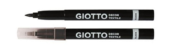 Caneta P/tecido Giotto Preto - Canson