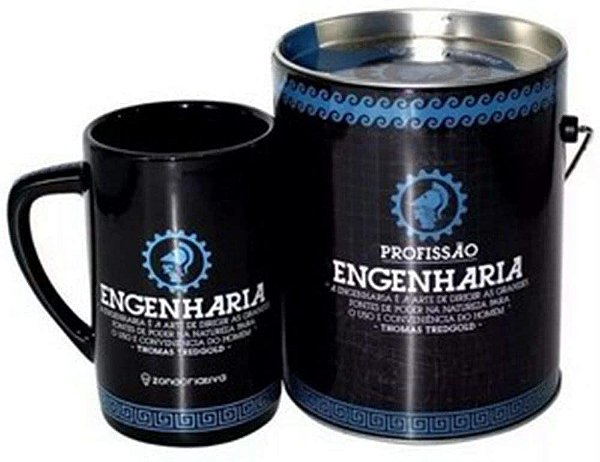 Caneca 300ml Profissoes Engenharia - Zona