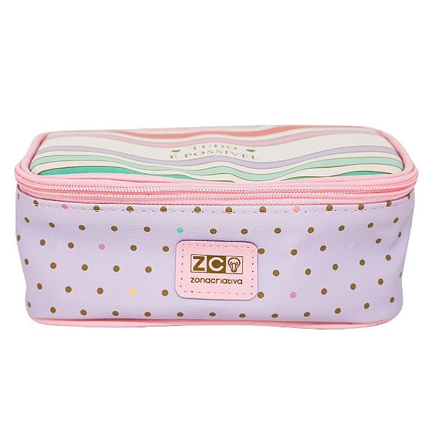 Estojo 100 Pens Colors Listras - Zona