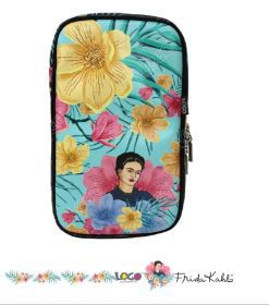 Necessaire E100 Estampa Frida Kahlo Tiffany - Logo