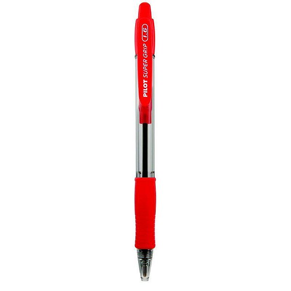 Caneta Esferografica 1,6mm Super Grip Verm - Pilot