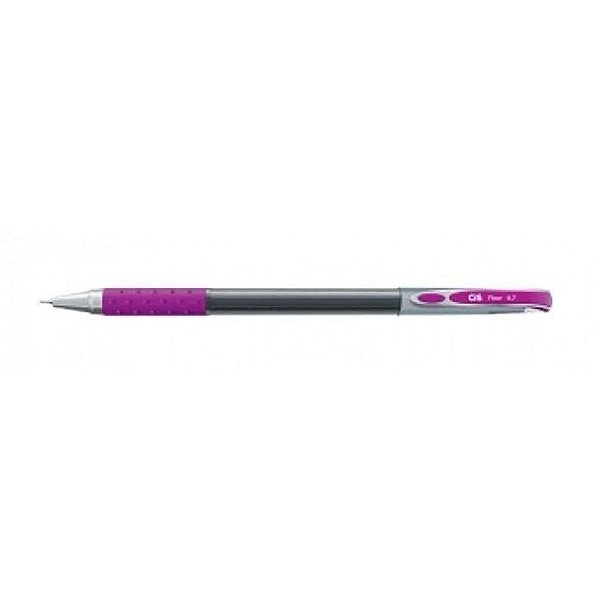 Caneta Esferografica 0,7mm Flow Lilas - Cis