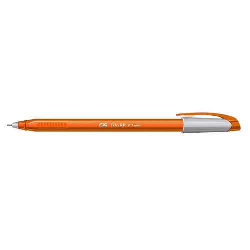 Caneta Esferografica 0,7mm Trio Bp Laranja - Cis