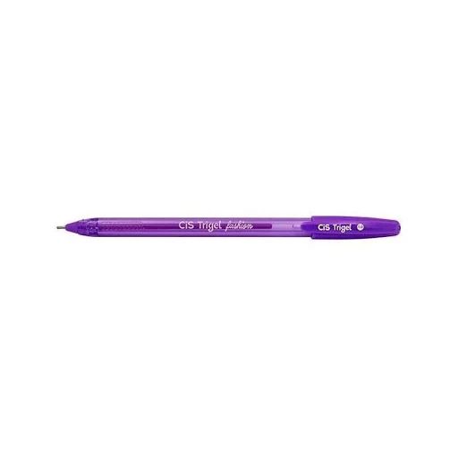Caneta Esf 1,0mm Trigel Neon Lilas - Cis