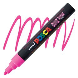 Caneta Bulled Shaped Posca 5m Fluo Rosa - Uni Ball