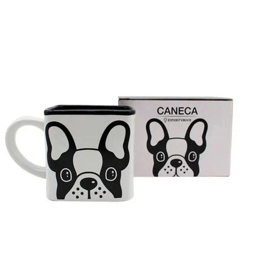 Caneca 300ml Cubo Bulldog - Zona