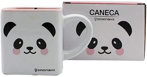 Caneca 300ml Cubo Panda - Zona