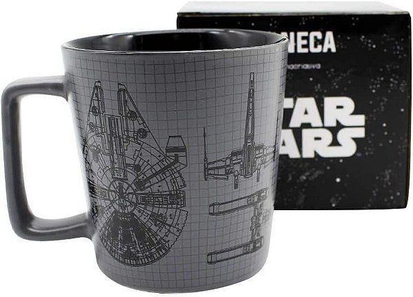 Caneca Buck 400ml Naves Star Wars - Zona