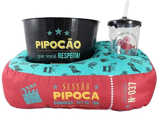 Kit Almofada Pipoca Fibra Individual Sessao - Zona