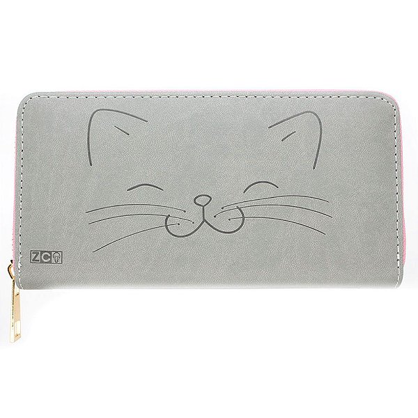 Carteira 19x9cm Meow Power - Zona