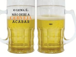 Caneca 400ml Chop Gelo O Lema - Zona