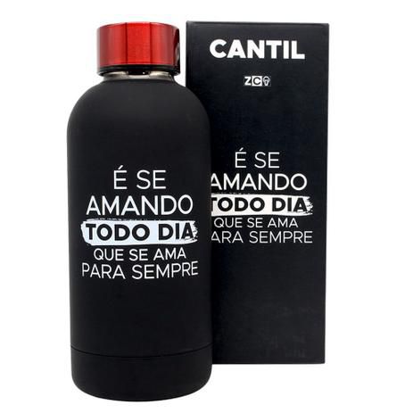 Cantil 400ml Max Mini Emborrachado Amando T - Zona