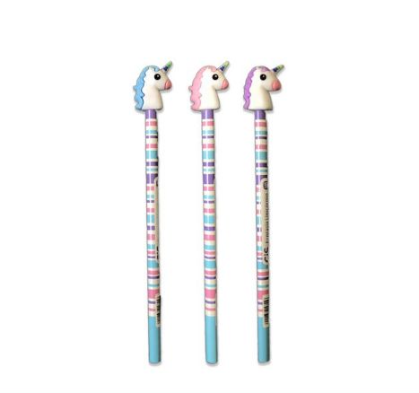 Lapis Preto Hb Fantasia Unicornio - Cis