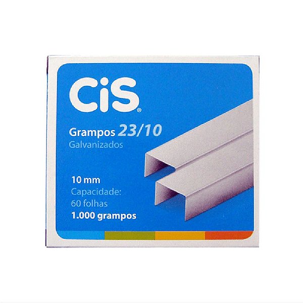 Grampo 23/10 C/1000 Galvanizado - Cis