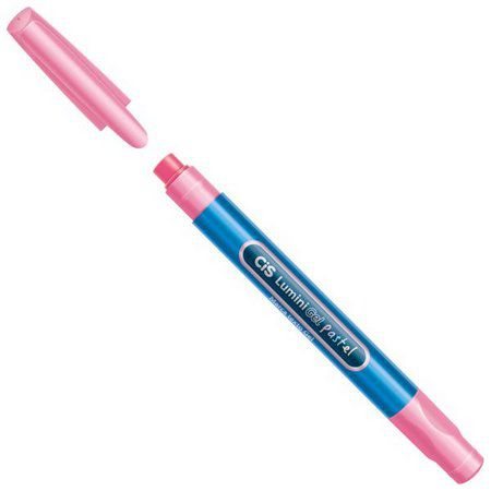 Caneta Marca Texto Lumini Gel Pastel Rosa - Cis