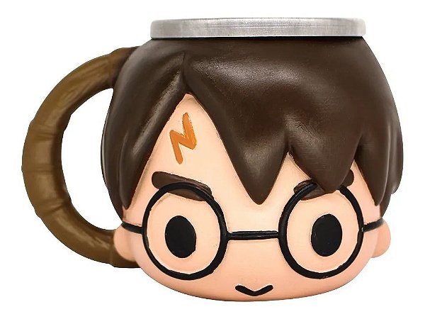 Caneca 250ml Formato 3d Harry Potter - Zona