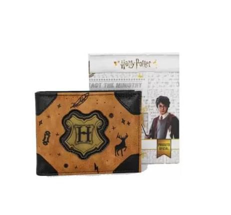 Carteira De Couro Hogwarts Harry Potter - Zona
