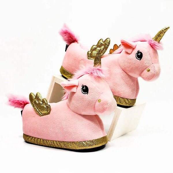 Pantufa Unissex Tam M 36/38 Unicornio - Zona