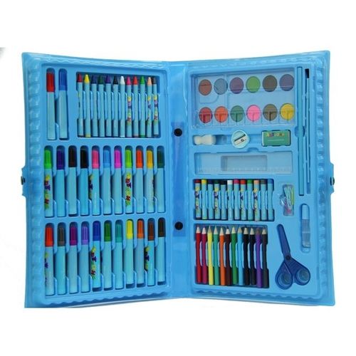 Jogo De Pintura De Plastico C/ 86 Pcs Azul - Union