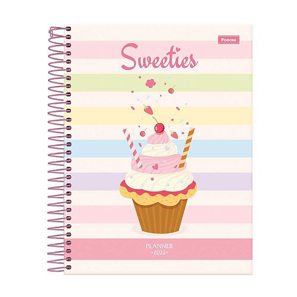 Agenda Planner 177x240 Cupcake - Foroni